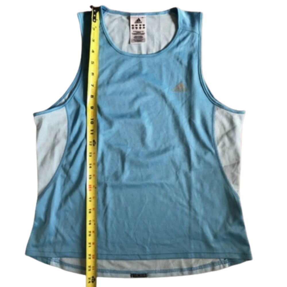 ADIDAS galaxy blue sleeveless active wear tank - Picture 7 of 8